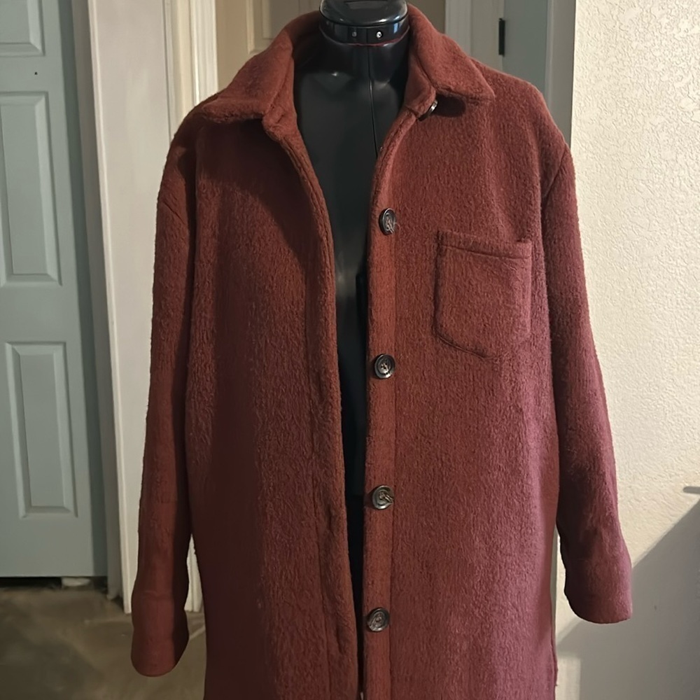 Rust/Red coat by Pol